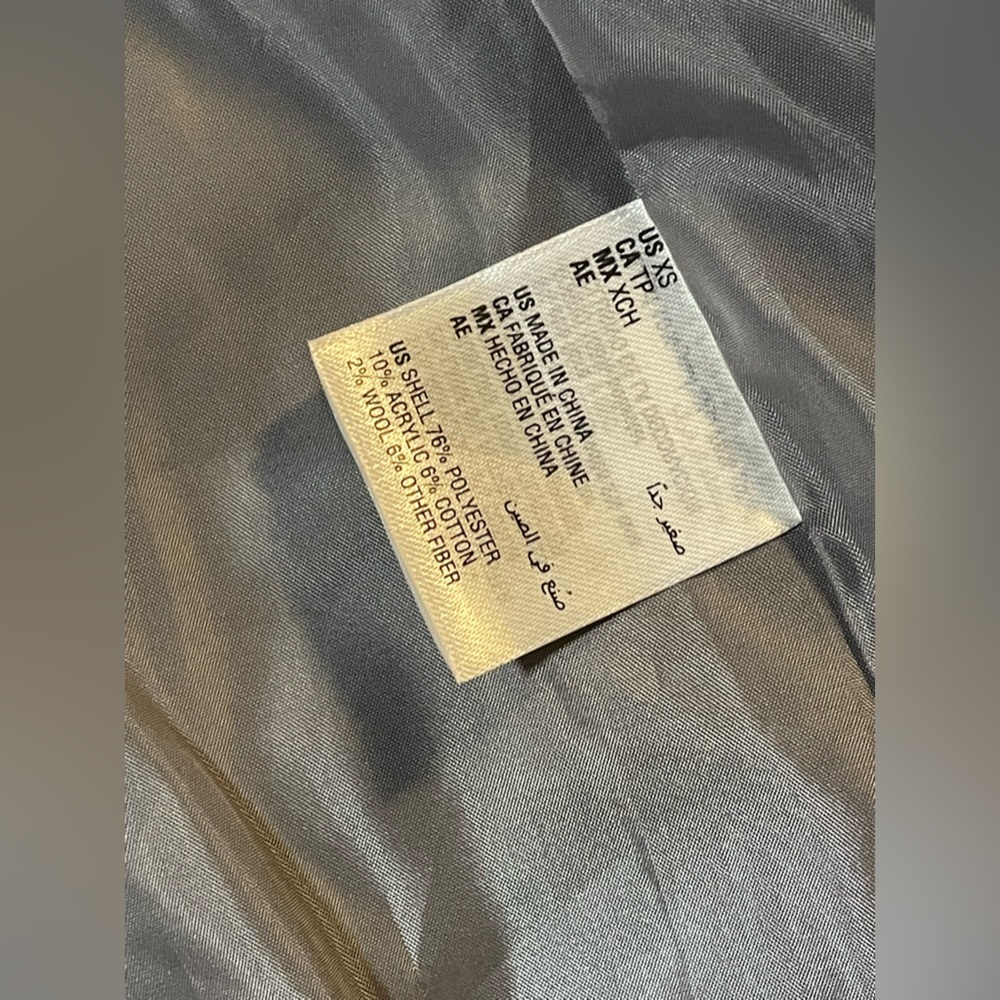 INC international Concepts wool womens jacket NWT XS - Picture 7 of 9